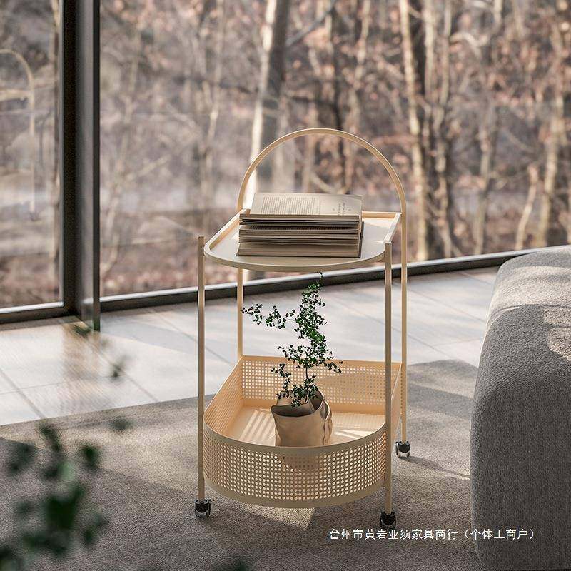 7W奶009油风客客厅边几可移动带轮小推车沙发边柜桌小茶阳台小桌,基础建材,脚轮/万向轮,淘宝优惠券,粉丝福利购,淘宝优惠卷