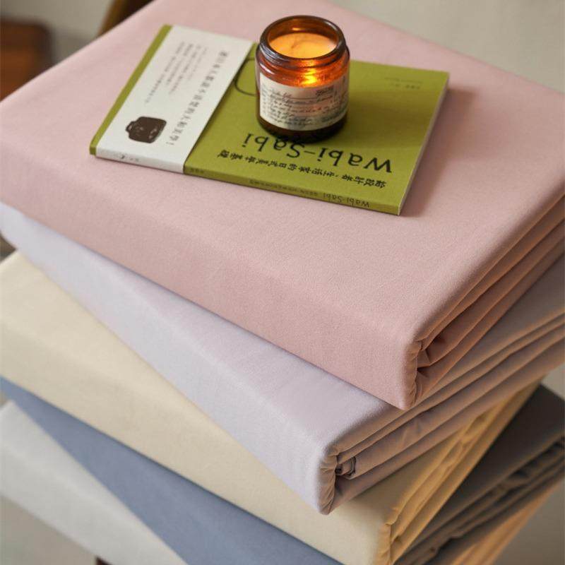 套单件00yqyjczy5支纯棉磨毛日系奶油纯1色180x200c被m单双人被子,床上用品,学生床品套件,淘宝优惠券,粉丝福利购,淘宝优惠卷