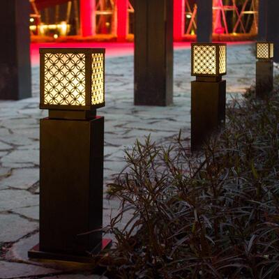 方形坪灯户外草庭地草灯别墅院园林观灯公园小区路BE-43602灯景防