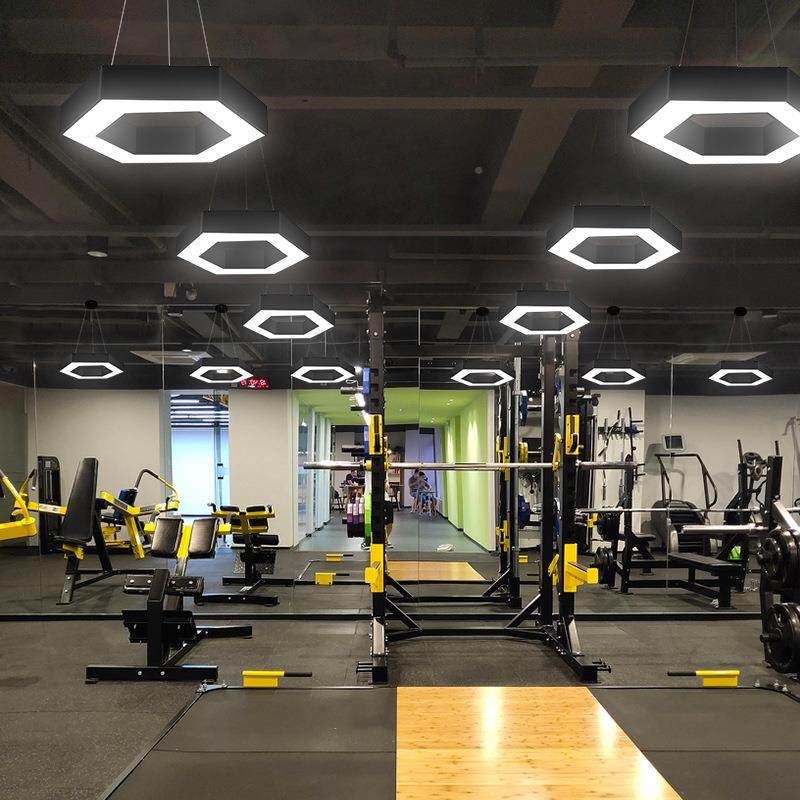 六边吊形灯led造型灯创意蜂巢业173办公网咖健室身房六角形工风灯,家装灯饰光源,智能吊灯,淘宝优惠券,粉丝福利购,淘宝优惠卷