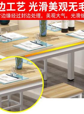 吃快餐桌椅饭商用餐饮家用简约员小店店米SJT线店早餐店工桌椅