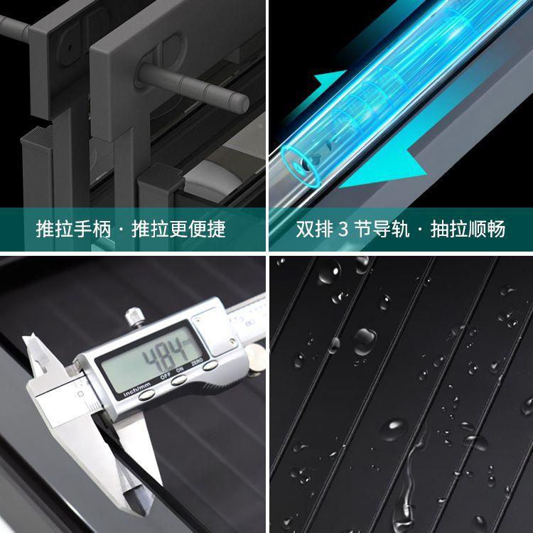 橱柜角拉篮全开小怪物厨房调味771碗碟篮纳抽屉拐式转大容量角收