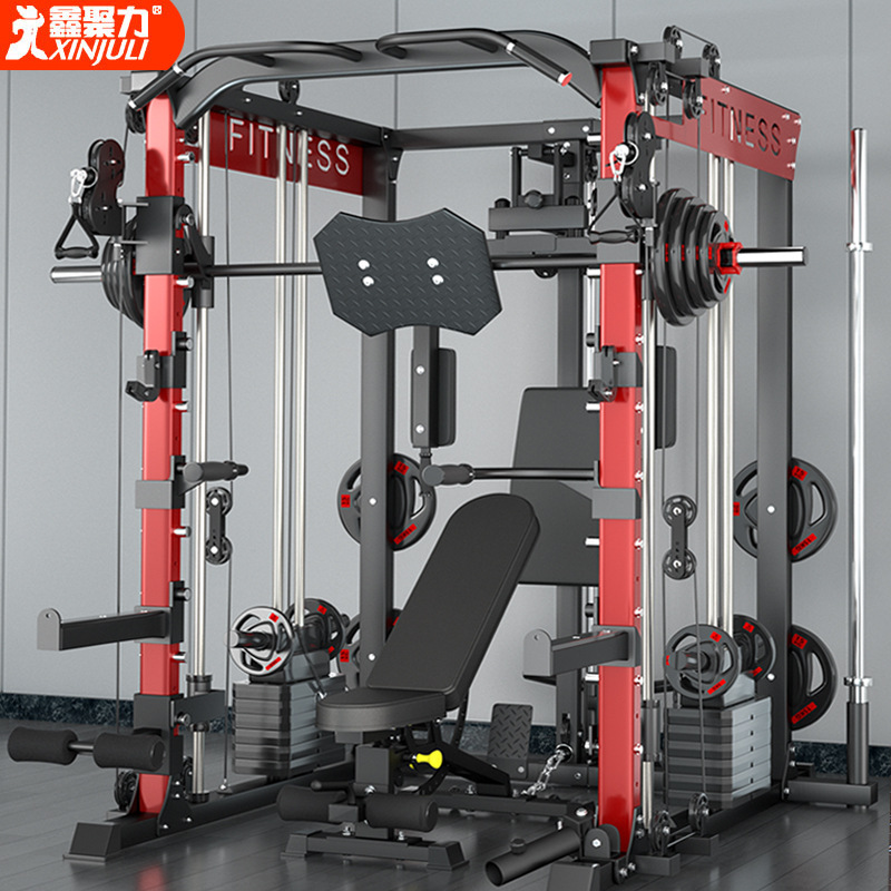 史密斯机龙门架健身器材家用飞鸟深蹲卧推架多功能商用综合训练器