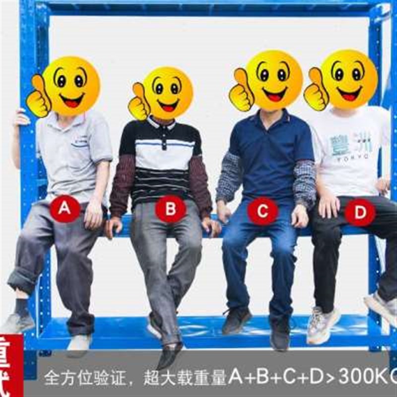 新款仓储置物架轻型多层仓库储物架中型收纳库房货架四层展示架铁
