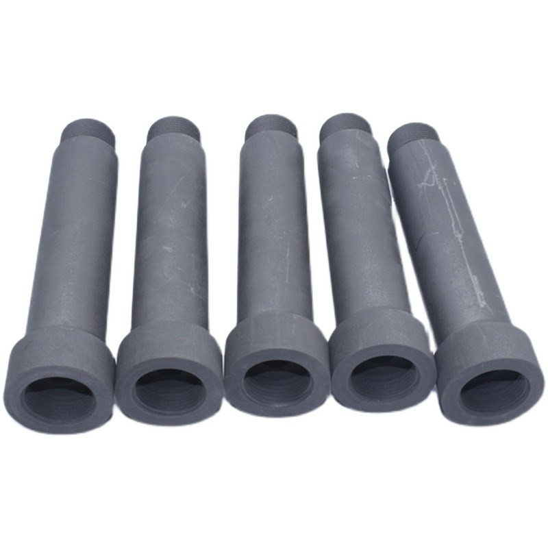 熔炉石墨坩埚耐高温熔炉石墨上下压杆压头真空炉石墨加热管支撑杆