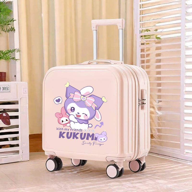 行李箱儿童女18寸小型卡通登机拉杆箱男小学生密码箱20可坐旅行箱