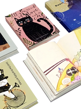 样板间儿童房绘本真书摆件卡通风英文G仿真书售楼处娱乐区软装饰