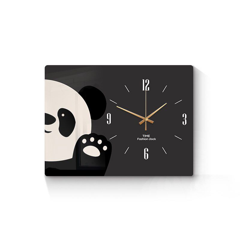 电表箱装饰画现代简约带钟表多功能遮挡配电箱挂钟盒2024新款挂画