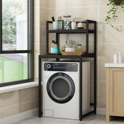 洗衣机置物架滚筒式阳台收纳架落地卫生间储物架子洗衣机上方架子