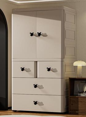 750280/80cm特大加厚宝衣柜儿服收纳柜婴简易儿童衣宝橱衣整理储