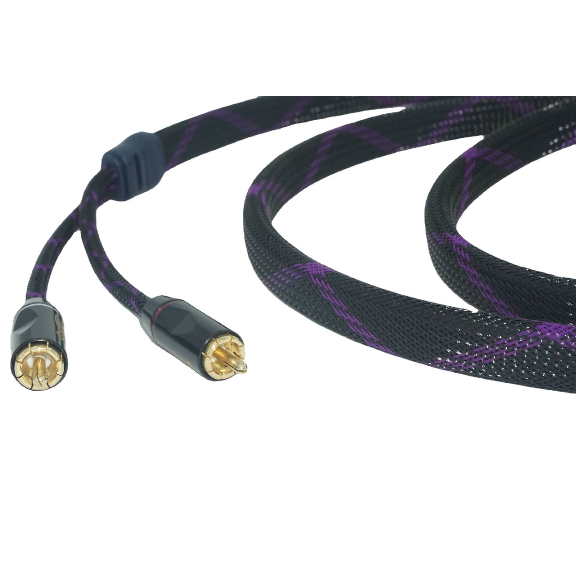 笙歌 汽车音响改装线材RCA-1007 中频发烧级音频线 2M 5M RCA线