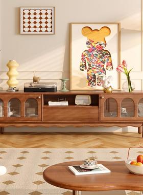 全实电木柜茶几合S2222D原木法式复古简约美视式小组户型客厅家用