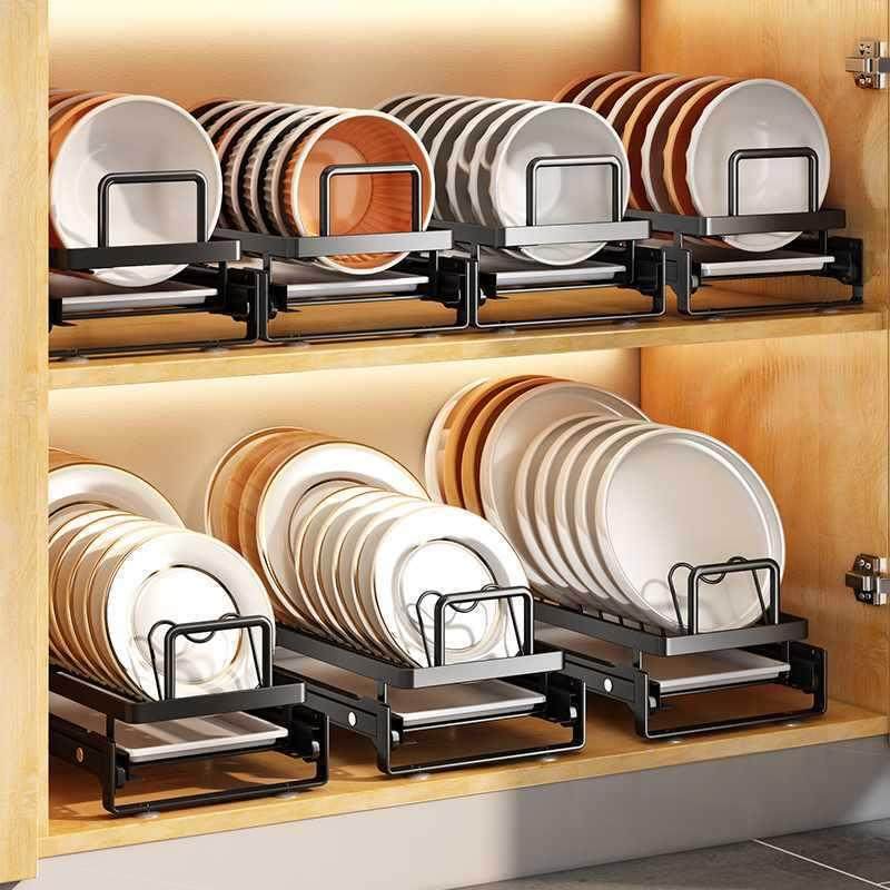 不锈碟钢拉式沥水碗收架橱柜内厨房纳碗柜抽屉碗碗盘拉篮F9687698,厨房/烹饪用具,抹布架/厨房清洁收纳架,淘宝优惠券,粉丝福利购,淘宝优惠卷