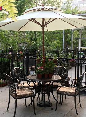 户外椅桌铸铝组合花H-3956露天子休椅闲阳台铁艺桌子庭院园室外桌