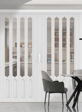 折叠门厨房推断小拉门移动隐形塑钢JFL隔门可移生动卫间移门户型