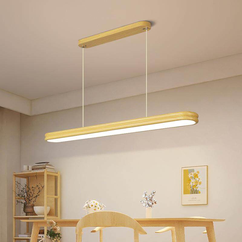 中古中新式爆长风条餐桌一字吊灯复古护眼餐厅吊灯简约奶油网936,家装灯饰光源,智能吊灯,淘宝优惠券,粉丝福利购,淘宝优惠卷