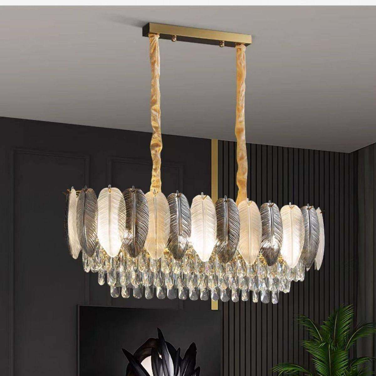 后现代轻奢788水晶客灯具美约式简贝壳卧室灯高档复古羽毛餐厅厅,家装灯饰光源,智能吊灯,淘宝优惠券,粉丝福利购,淘宝优惠卷