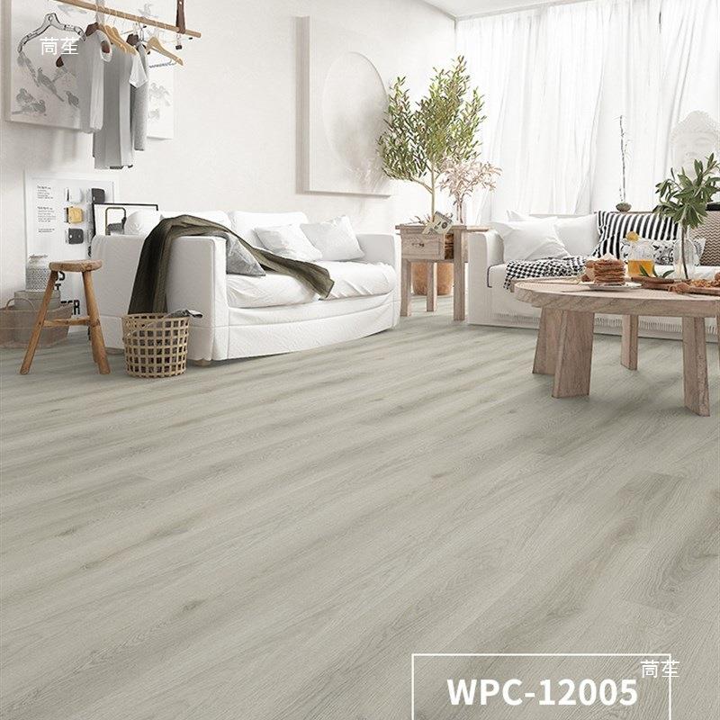 12mm零口醛防添GWO加WPC石塑地板水耐磨PVC石锁扣地暖出品晶质