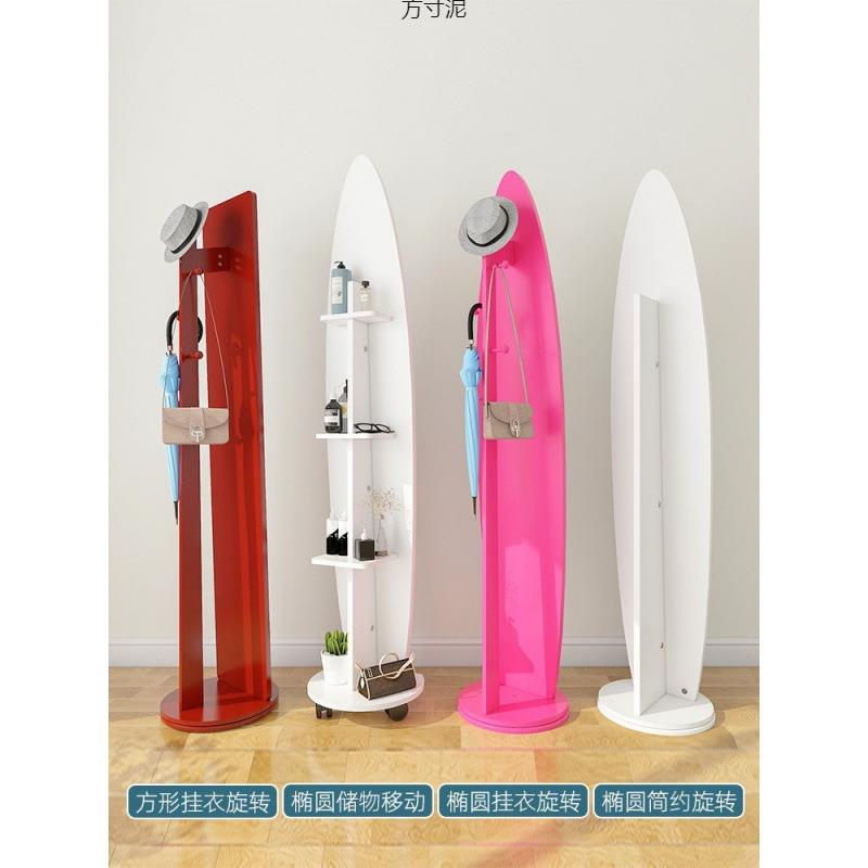 身衣镜子家用卧室一女见详情试衣穿挂衣架体可旋转立移动立体式落