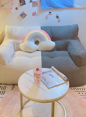 懒人沙小发榻米可躺榻可卧寝NGD室懒人椅客厅休沙发小户型豆袋闲