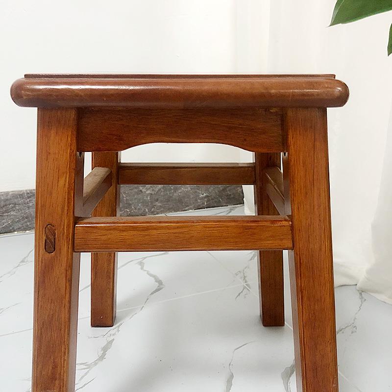 6R全方凳富贵四凳木板实凳茶几木凳餐桌凳商用长方高凳木凳椅37子