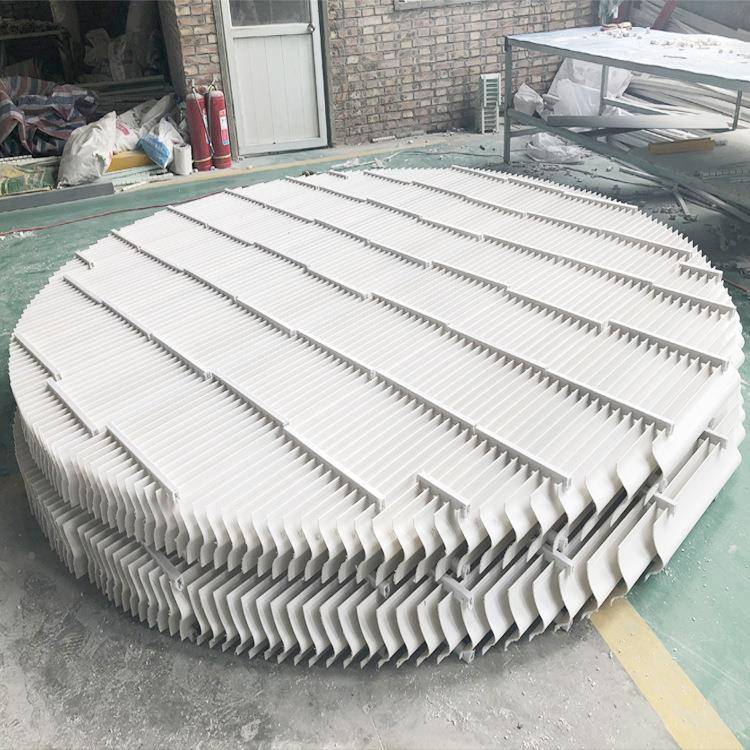硫塔PP除雾器玻板璃钢喷淋塔除雾器S脱型折流高度200m器除雾不锈