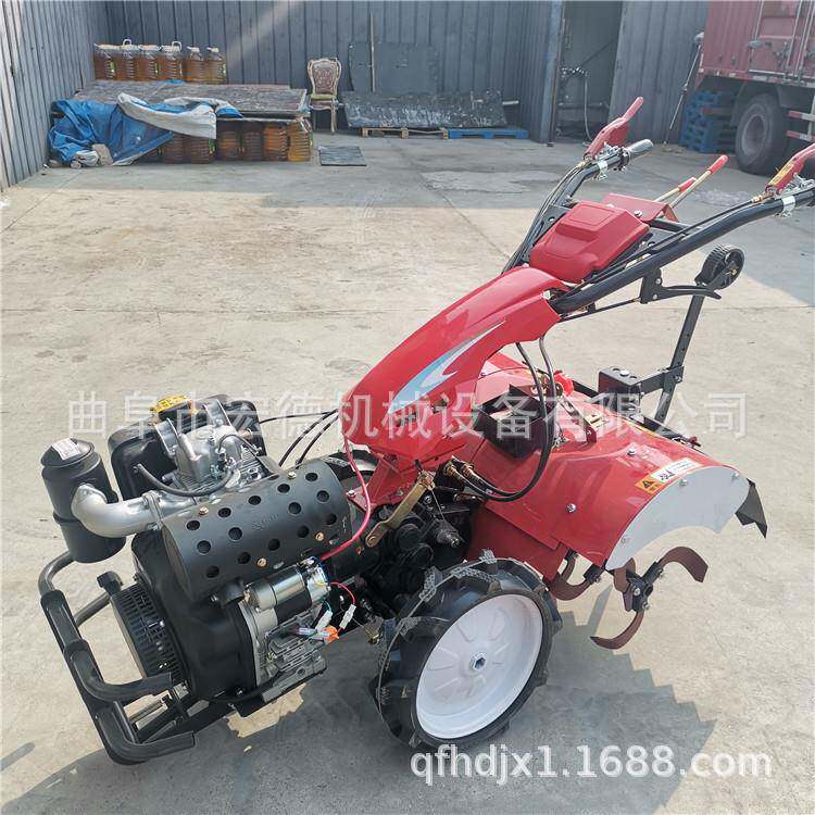 汽油旋耕棚机小式自走柴油四驱型微耕机大松土除HKJ草机