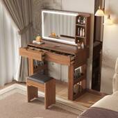 新中式 YUK梳妆台5202新款 主卧室体次现柜代简约实木色化妆桌斗一