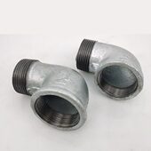 玛15内外内外件钢螺纹2025弯头镀锌自来水管弯头牙09消防弯头度丝