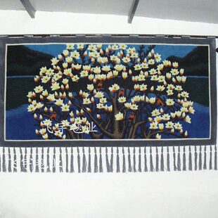 挂毯壁挂精品客厅 书房挂毯 晴纶玉现货图兰卧室挂毯手工高档