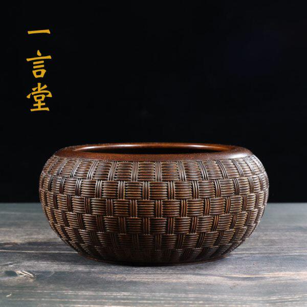 炉香熏钵铜炉紫家用线香檀香炉藤薰香炉茶道香炉式室内炉禅意经炉