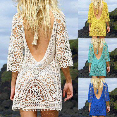 下水罩衫搭卖单沙滩防晒泳衣海边比基尼外外套镂空可女度假温泉衣