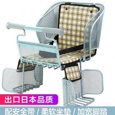 后车座椅置椅子坐宝宝安全座椅认G日本儿童座椅自行车电动S证出口