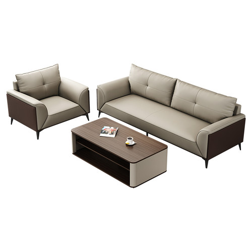 办公室商务沙发简约现代会客厅接待室休闲办公沙发组合套装