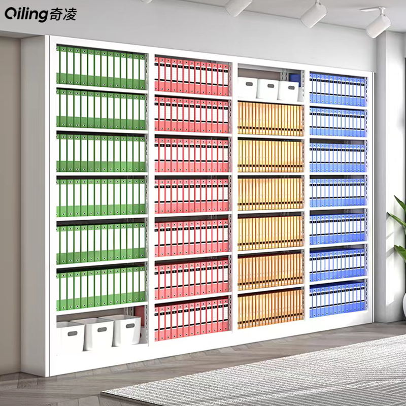 档案柜书架资料整理架文件柜办公室铁皮档案架密集架储物凭证收纳