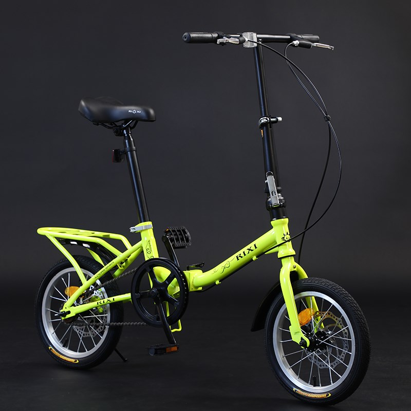 迷你折叠单速自行车14寸16寸超轻便携单车成人儿童中小学生男女式