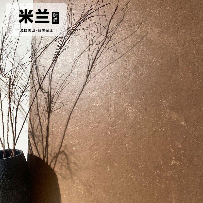 美拉德棕色质感仿古砖客厅餐厅民宿地砖卫生间墙砖600X1200瓷砖