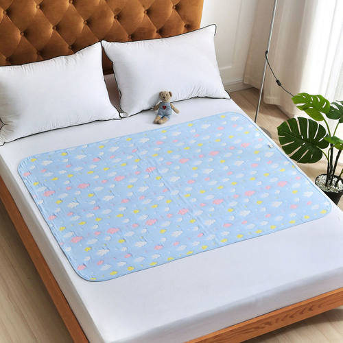 纱布隔尿垫婴儿防水可洗大号儿童透气宝宝夏季大尺寸床单超大