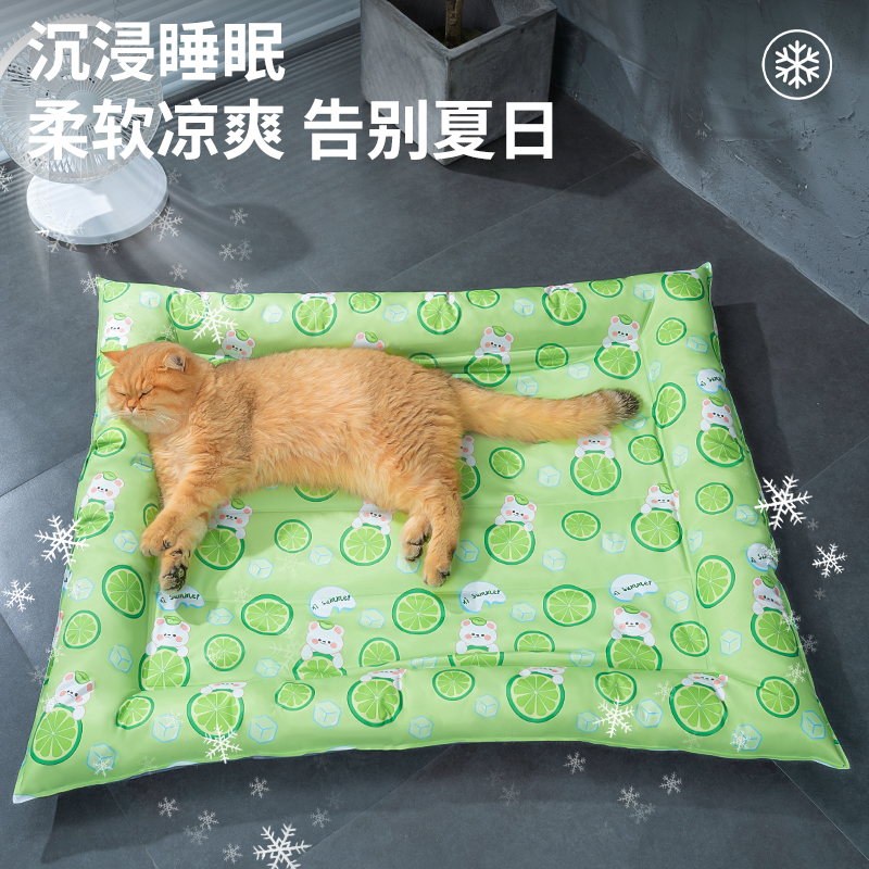 猫窝宠物冰垫夏季睡觉用窝垫夏天物理降温神器凉席睡垫子耐磨耐抓