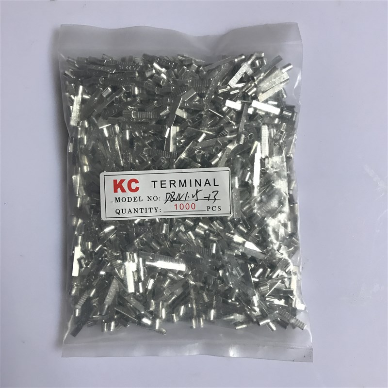 扁针型裸端头DBN1n.25-14 鸭嘴鼻子 鸭舌端子 扁插针 片型端子