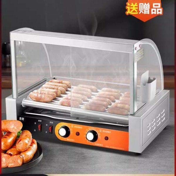 金迦5/7/10管无门烤肠机商用台湾热狗火腿旋转加热多功能自动香肠,清洗/食品/商业设备,肉制品加工设备,淘宝优惠券,粉丝福利购,淘宝优惠卷