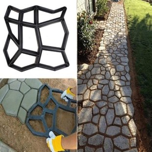 水泥模具大全花园踏步石模具庭院地砖模具水泥地面压花模具一整套