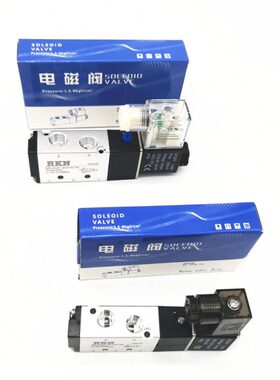 气8亚德客/20型气缸阀/V34阀  v3向换10二位五通电磁阀410DC24V0-