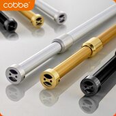 衣杆不锈钢配件可伸缩衣橱伸缩杆撑杆卡贝衣柜挂衣杆凉挂杆晾衣杆