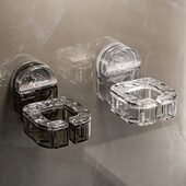 吹风机置物架挂架浴室壁挂卫生间旋转免打孔收纳风筒吸盘懒人支架