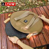 盘收纳包旅腾餐烤盘防水防油便携包LT铝箔W野营户外野露营污煎H包