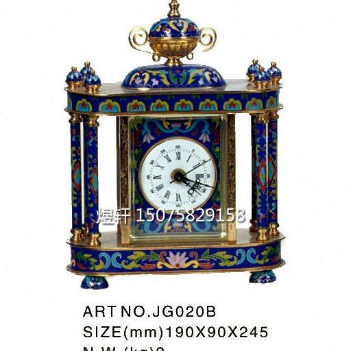 钟表景泰兰珐琅钟|欧式西洋|仿古机械座钟|家居装饰|老式仿古董钟