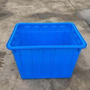 水箱m大号收纳整MDT理箱料蓝色方塑形200L外径810 590m 605