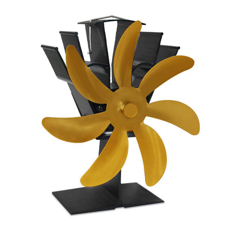 新款七叶无自片循环驱热启式需插电无电池壁炉风立852扇静音