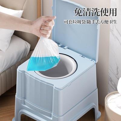 孕妇尿桶盆人痰盂家用卧室防起臭18女老人夜壶尿高脚尿壶便盆大带